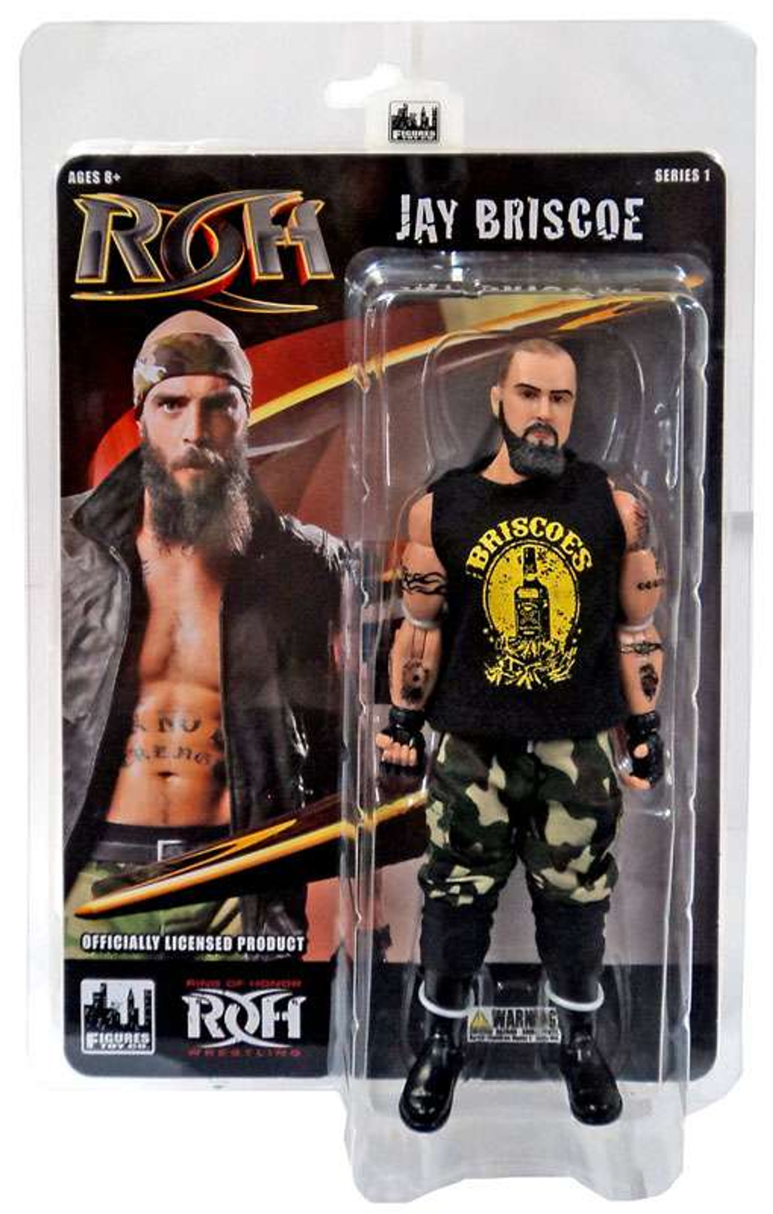 Ring of Honor Jay Briscoe Action Figure Figures Toy Co. - Apij1oenu  35148.1550284089