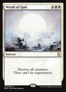 Magic The Gathering Eternal Masters Single Card Rare Wrath of God 38 ...