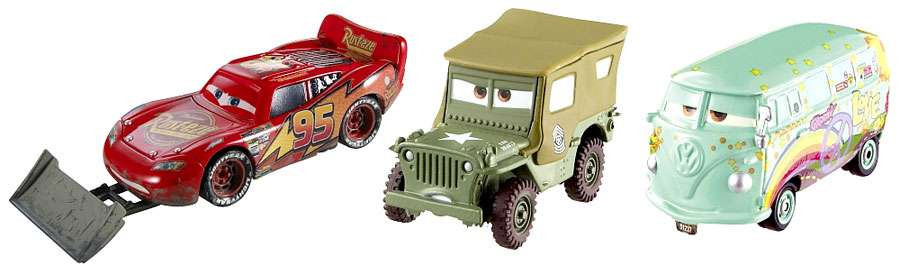 Disney Pixar Cars Radiator Springs Main Street Event 155 Diecast Car 3Pack Mattel Toys ToyWiz