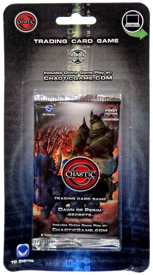 Chaotic Trading Card Game Dawn of Perim Secrets BLISTER Booster Box 12
