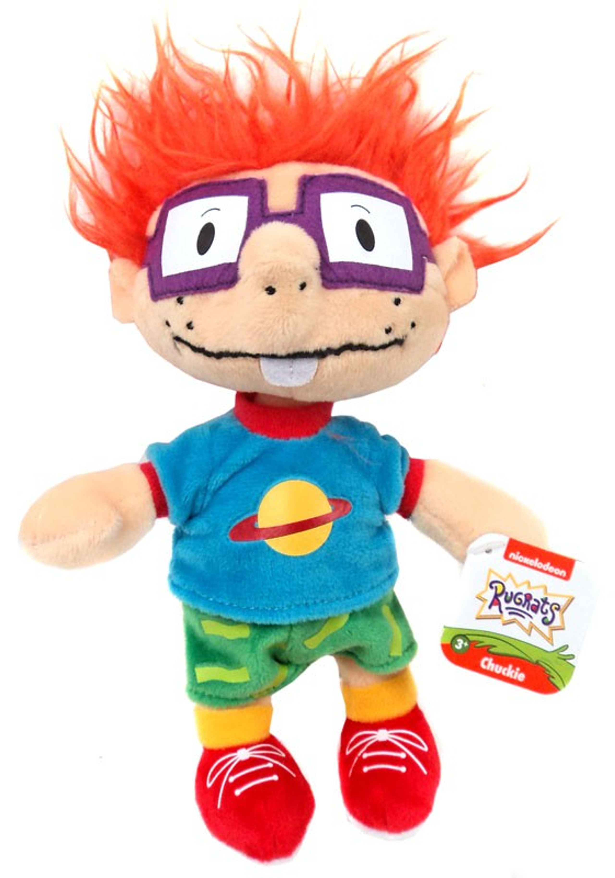 NickToons Rugrats Nick 90s Chuckie 8 Plush Just Play - ToyWiz