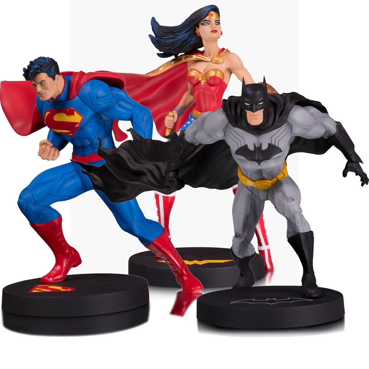 DC Designer Series Batman, Superman Wonder Woman 7 Statue 3Pack Jim