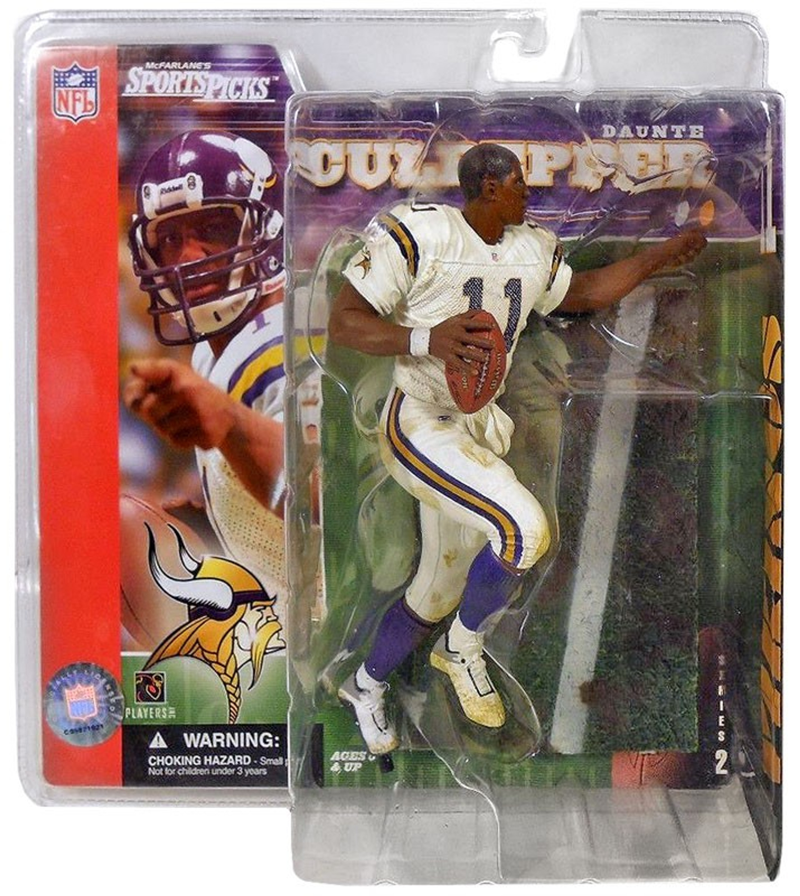 McFarlane Toys NFL Minnesota Vikings Sports Picks Series 2 Daunte