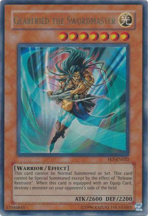 YuGiOh Flaming Eternity Single Card Ultra Rare Gearfried the ...