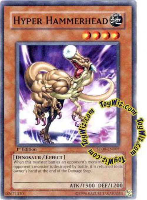 YuGiOh Structure Deck Dinosaurs Rage Single Card Common Hyper