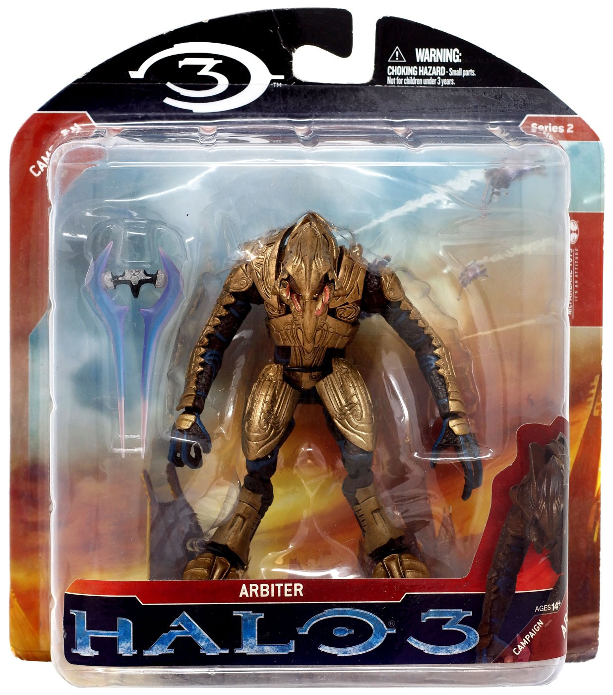 McFarlane Toys Halo 3 Series 2 Arbiter 5 Action Figure Gold ToyWiz