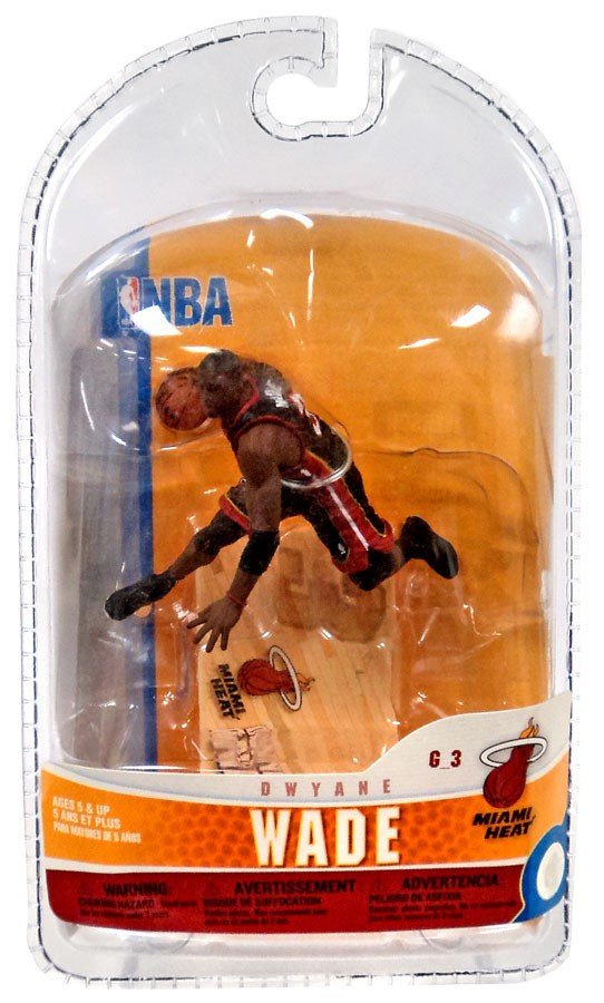 McFarlane Toys NBA Miami Heat Sports Picks 3 Inch Mini Series 5 Dwyane