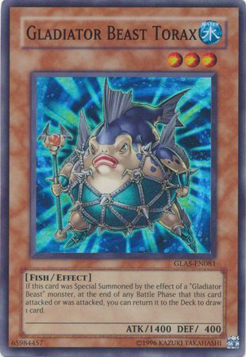 yugioh gladiator cards SUDA-EN060 - Flavian - Colosseum of the Beasts - Common (You do not use Polymerization.) If Summoned this way Yu-Gi-Oh! Dark Fusion (GLAS-EN047)