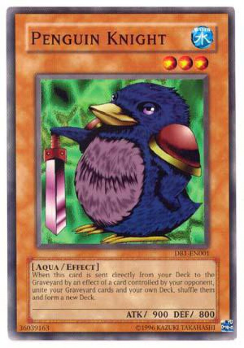 YuGiOh Dark Beginning 1 Single Card Common Penguin Knight DB1 EN001 