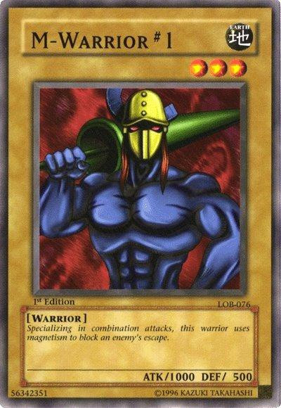 YuGiOh Legend Of Blue Eyes White Dragon Single Card Common M Warrior 1 
