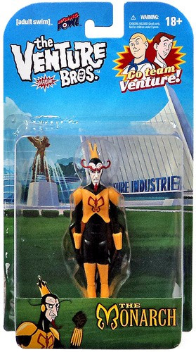 The Venture Bros. Series 1 The Monarch 3.75 Action Figures Bif Bang Pow