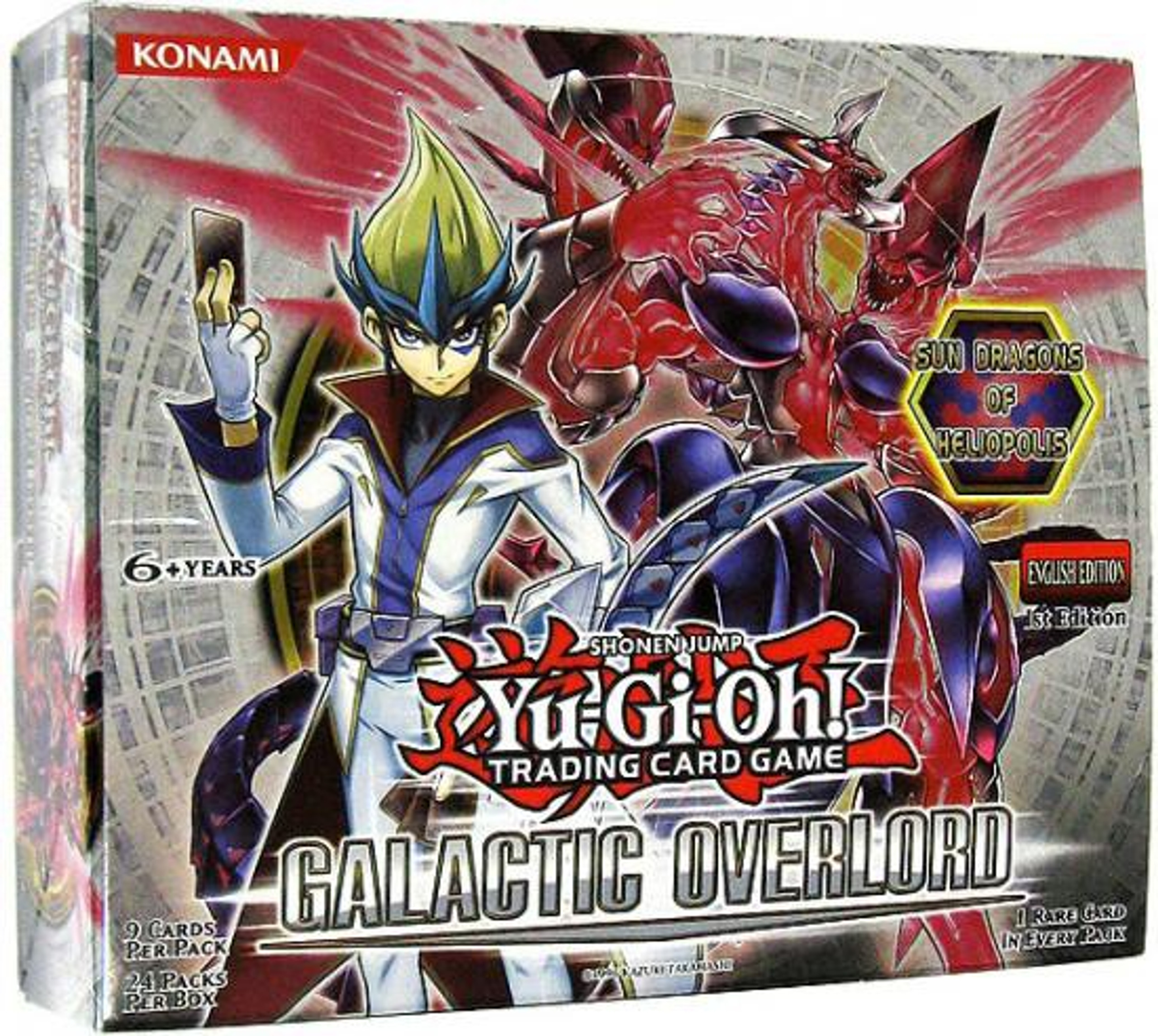 YuGiOh Trading Card Game Galactic Overlord Booster Box 24 Packs Konami ToyWiz YuGiOh Trading Card Game Galactic Overlord Booster Box 24 Packs Konami ToyWiz