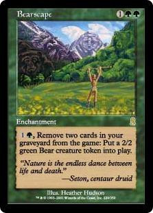 Magic The Gathering Odyssey Single Card Rare Bearscape 229 ToyWiz