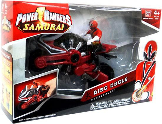 Power Rangers Samurai Disc Cycle 4 Action Figure Fire Bandai America ...