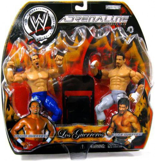 WWE Wrestling Adrenaline Series 6 Los Guerreros Eddie Guerrero Chavo