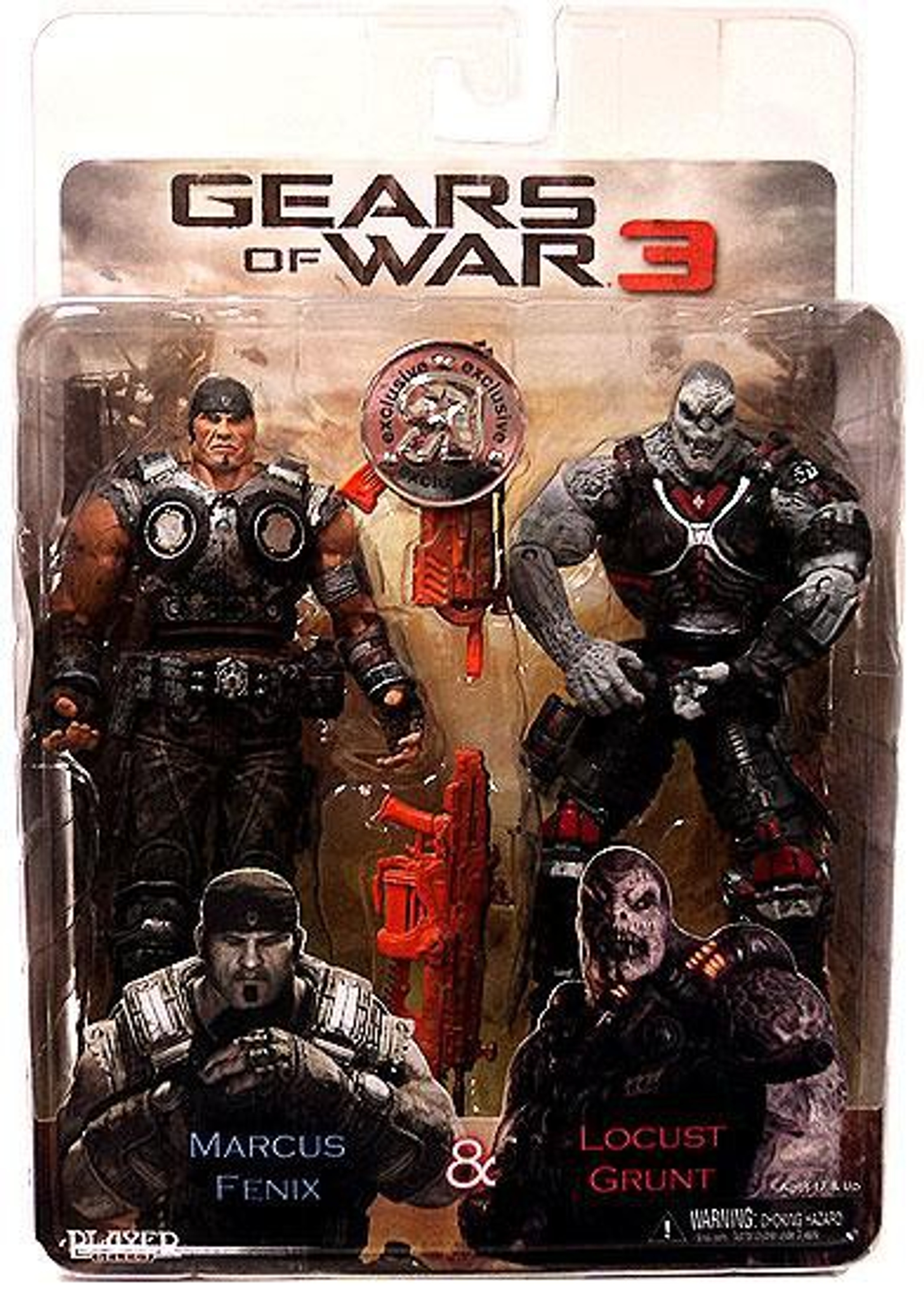 NECA Gears of War 3 Marcus Fenix Locust Grunt Exclusive Action Figure 2