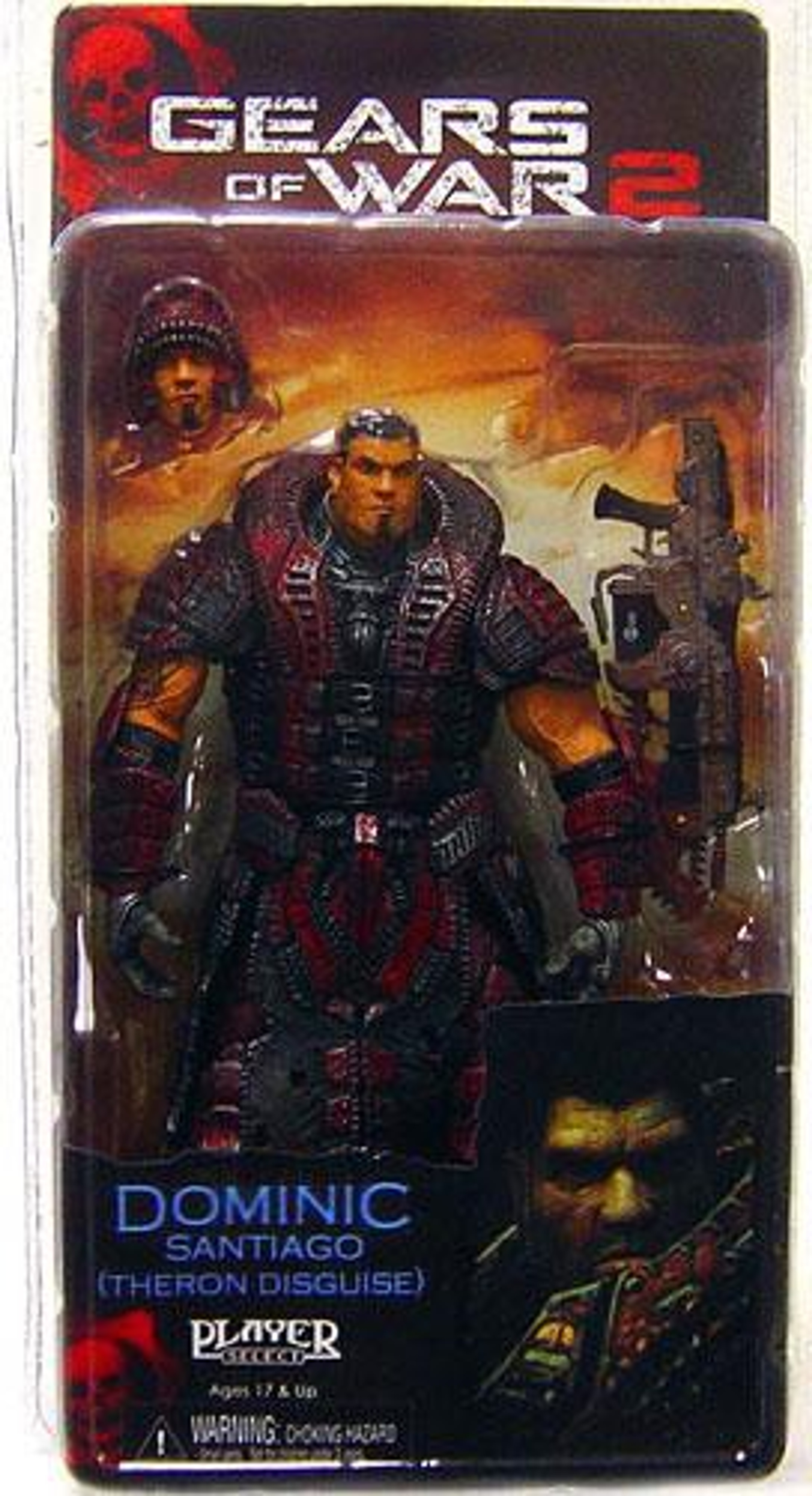 NECA Gears of War 2 Series 4 Dominic Santiago Action Figure Theron Guard Disguise ToyWiz