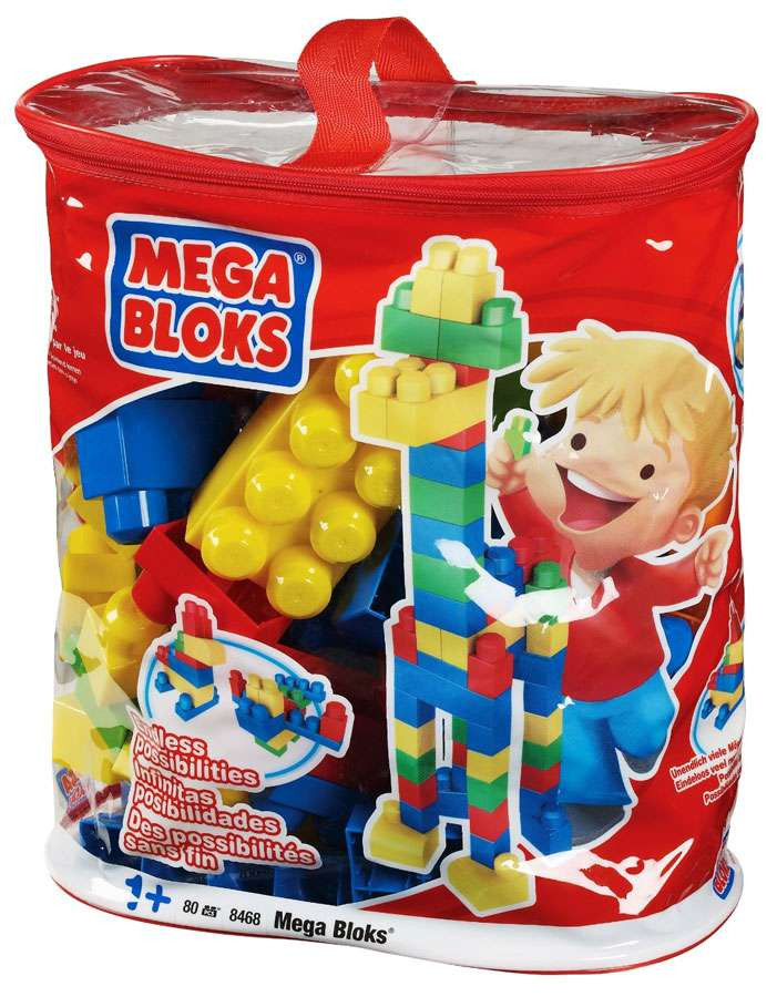 Mega Bloks 80 Piece Imagination Bag Set 8468 ToyWiz