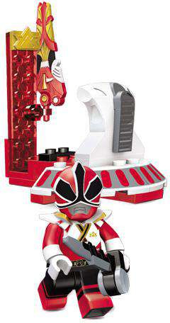 Mega Bloks Power Rangers Super Samurai Red Ranger Hero Pack Set 5806 ...