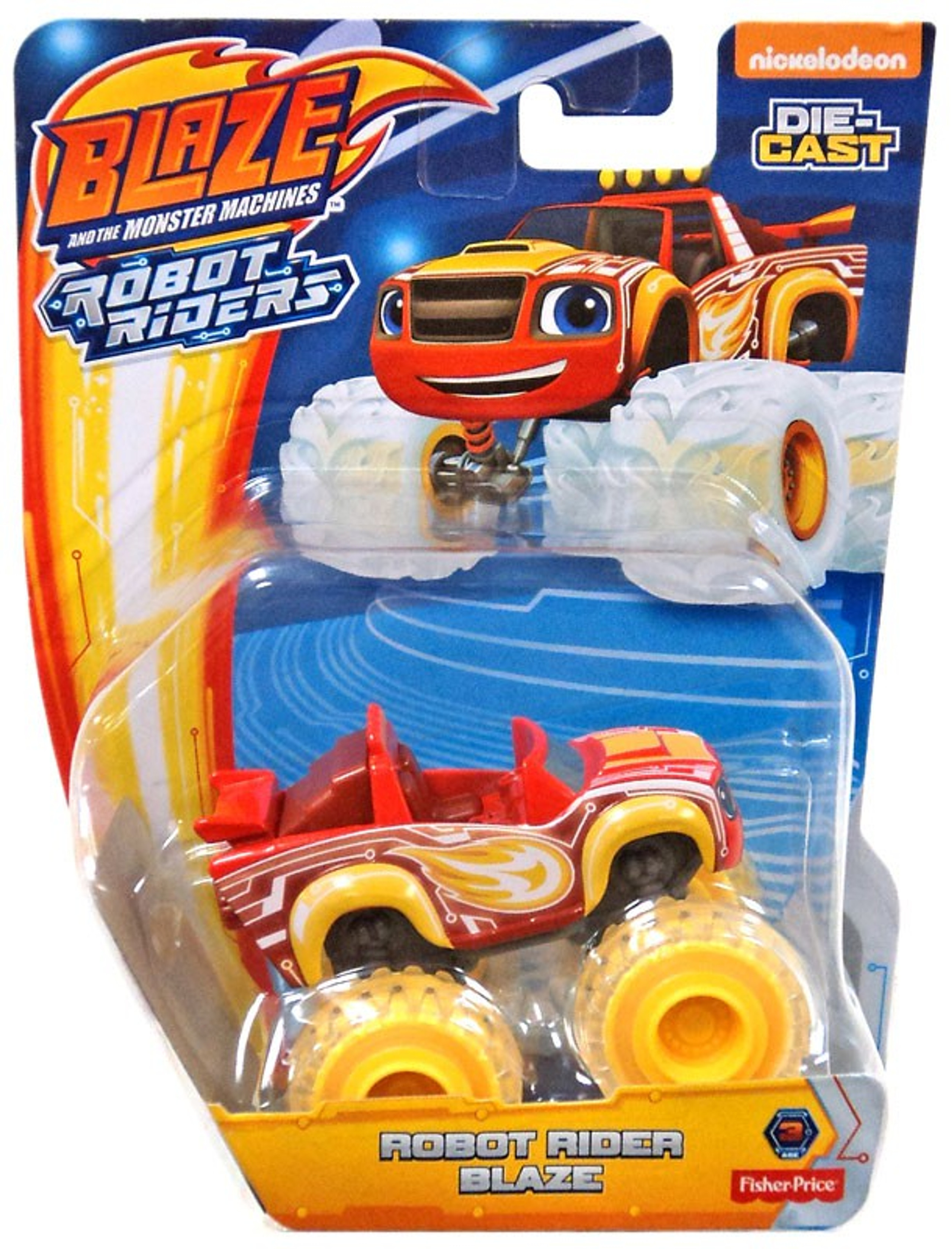 Fisher Price Blaze the Monster Machines Nickelodeon Robot Rider Blaze