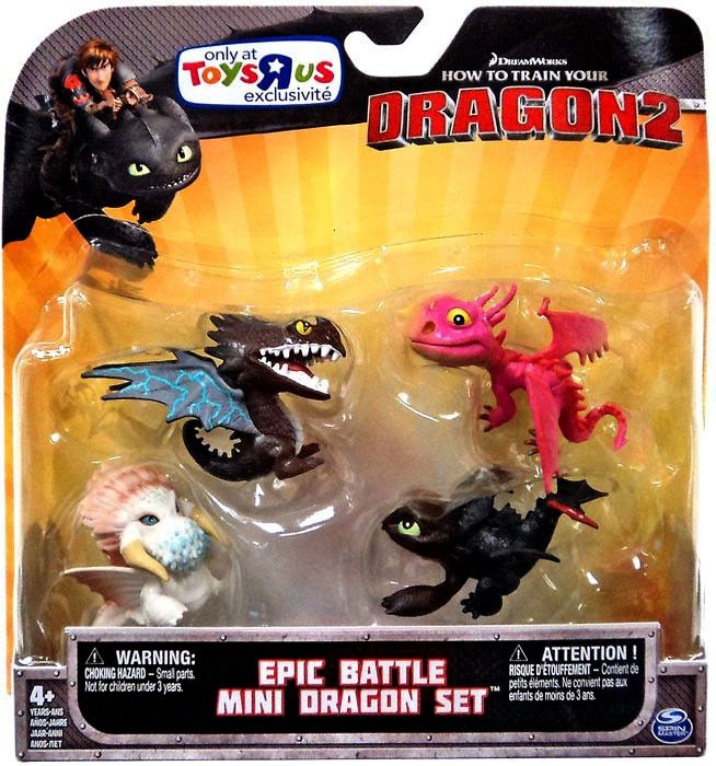 How to Train Your Dragon 2 Epic Battle Mini Dragon Set Exclusive Spin