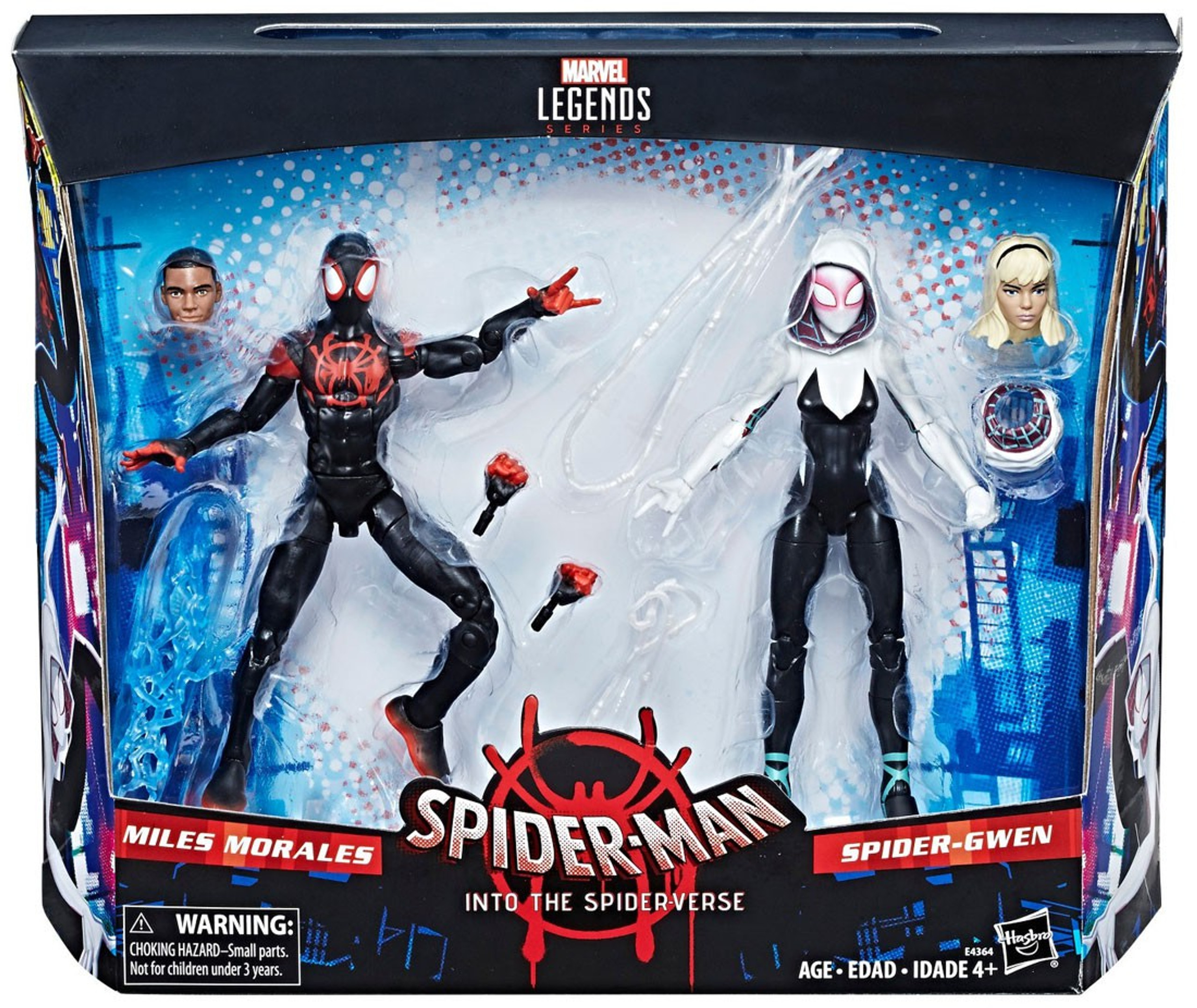 Marvel Legends Spider Man Into The Spider Verse Miles Morales Spider Gwen Exclusive 6 Action 