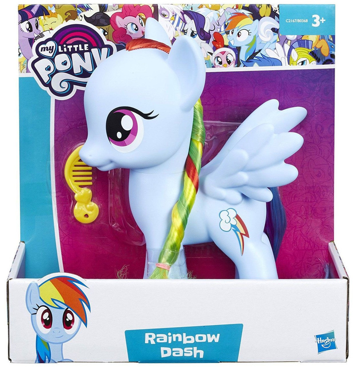 My Little Pony Friendship is Magic Rainbow Dash 8 Basic Figure Damaged