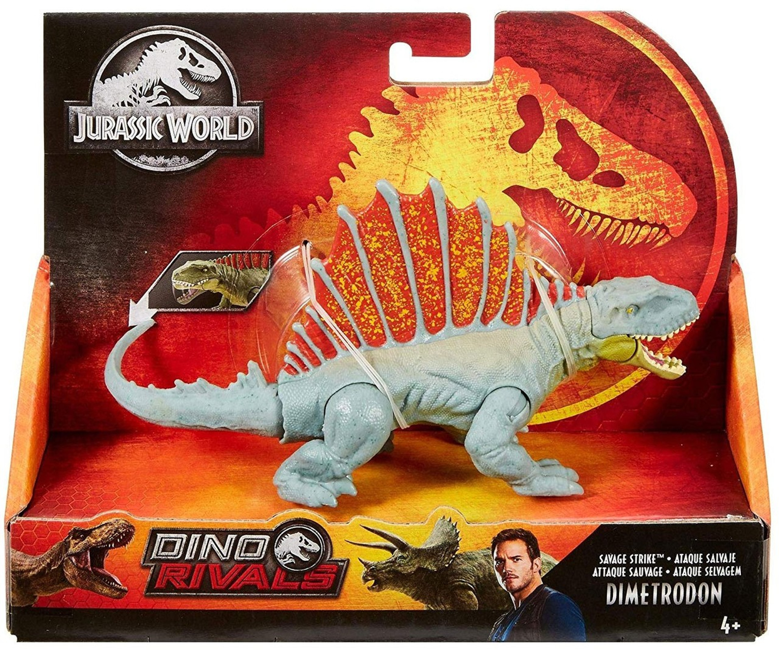 Jurassic World Fallen Kingdom Dino Rivals Dimetrodon Action Figure Savage Strike Mattel Toywiz 5824