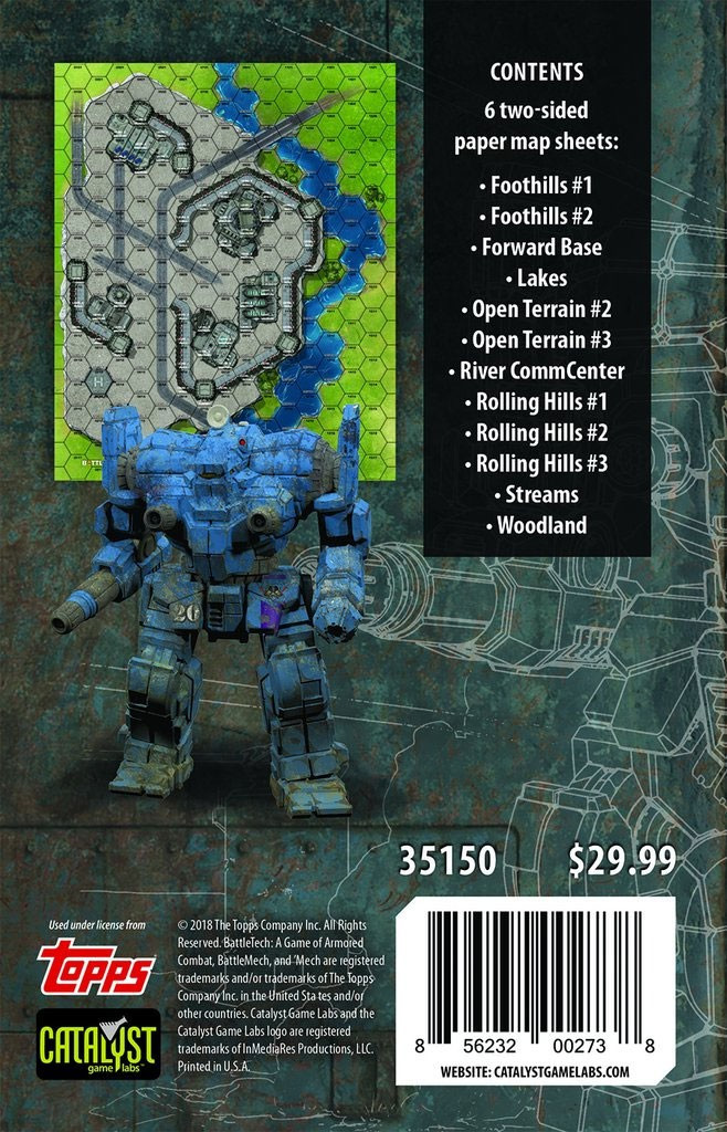 BattleTech Grasslands Map Pack Catalyst Game Labs - ToyWiz