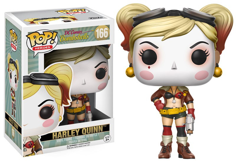 Funko DC Bombshells POP Heroes Harley Quinn Vinyl Figure 166 Bombshells