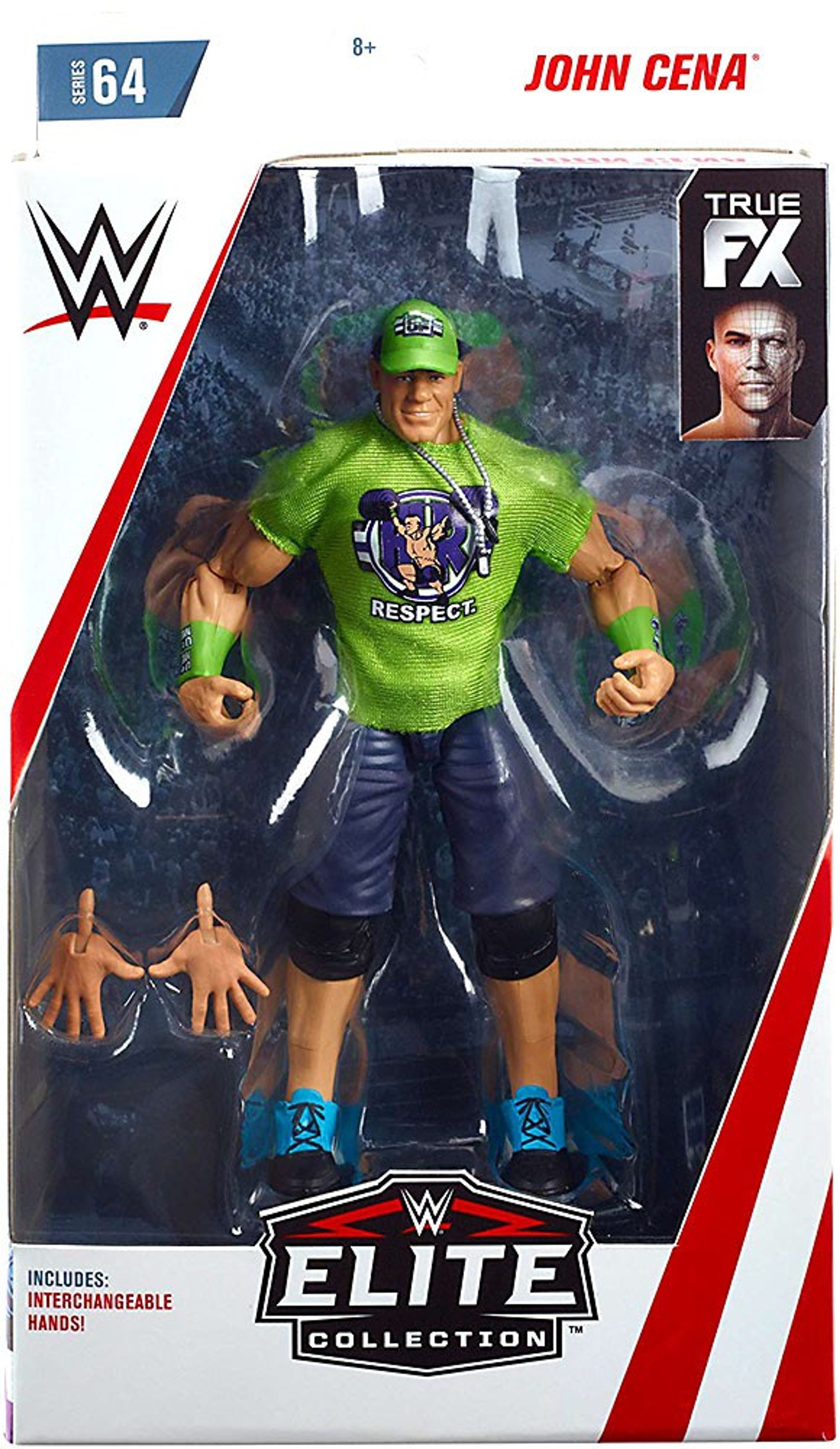 WWE Wrestling Elite Collection Series 64 John Cena 7 Action Figure ... - Wweelite64cenaDp  20754.1575236224