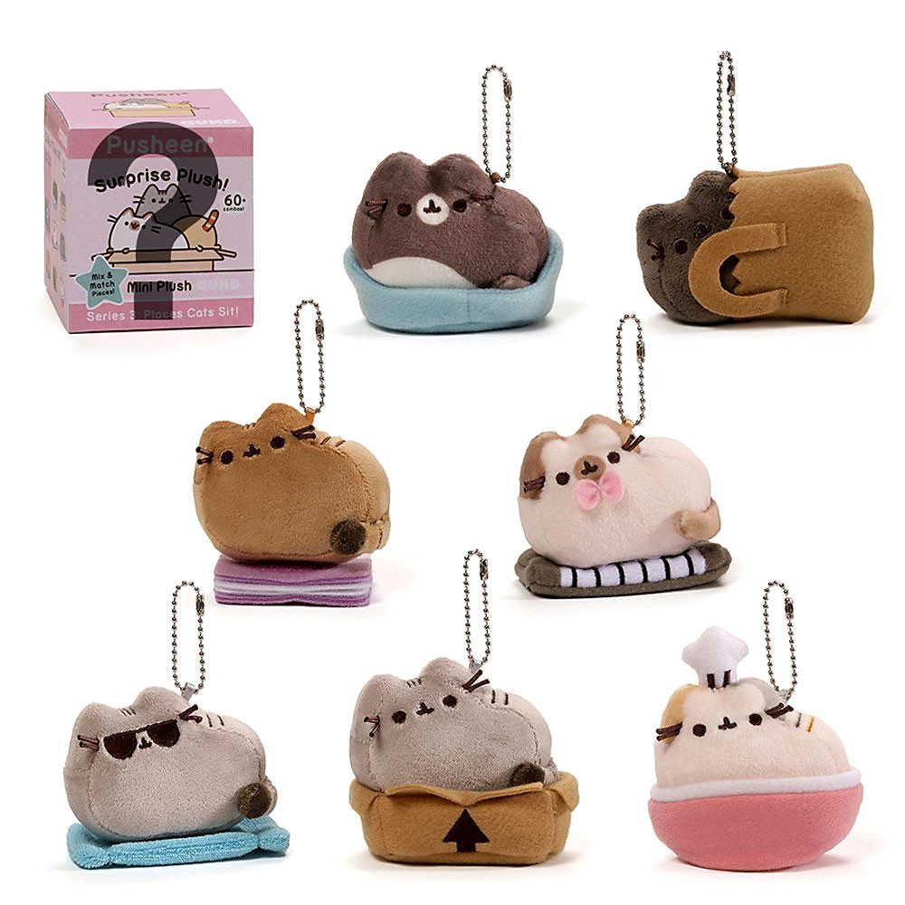 Pusheen Series 3 Places Cats Sit Mystery Box 24 Packs Gund ToyWiz