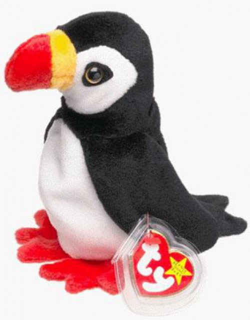 Beanie Babies Puffer the Penguin Beanie Baby Plush Ty ToyWiz