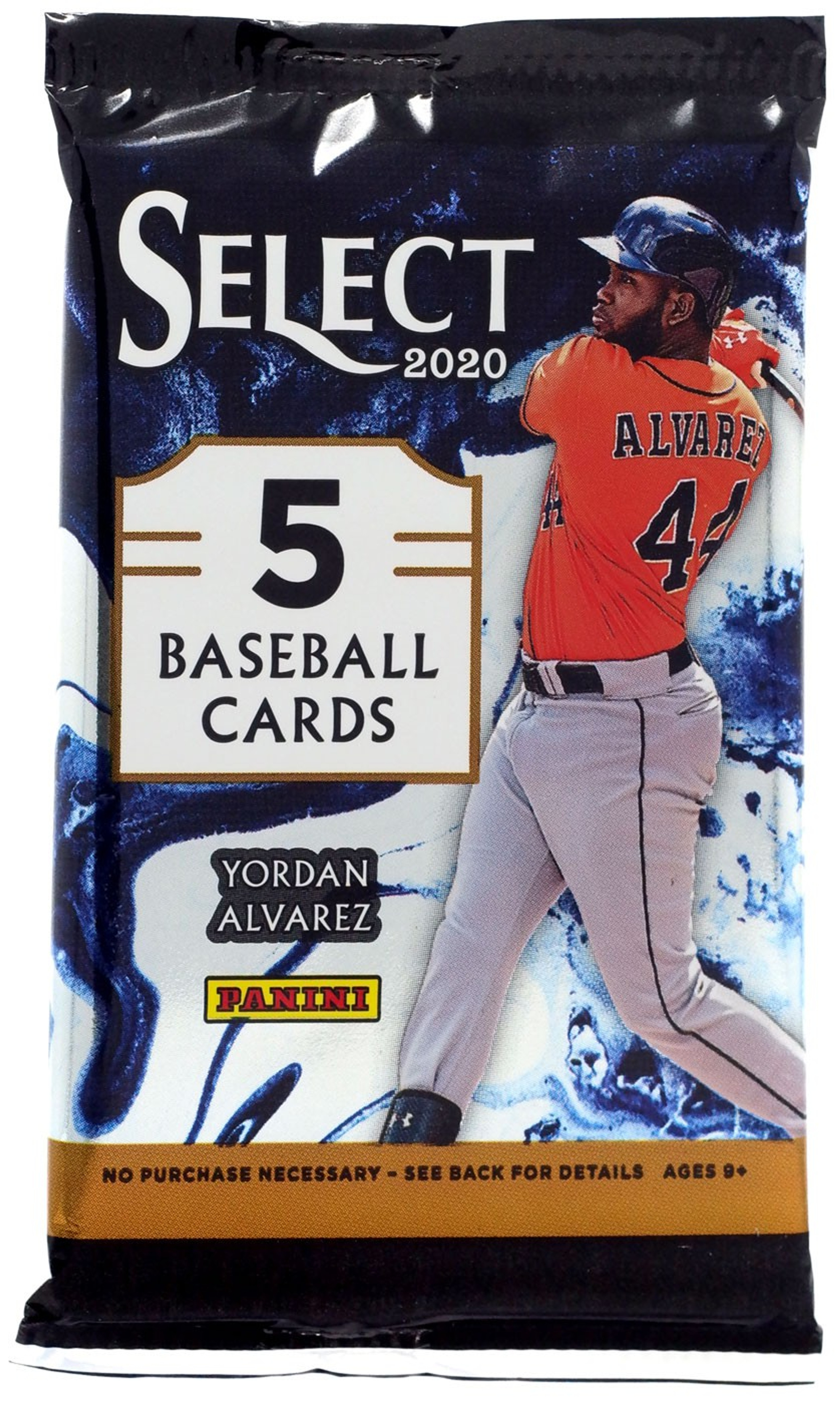 MLB Panini 2020 Select Baseball Trading Card HOBBY Pack 5 Cards ToyWiz