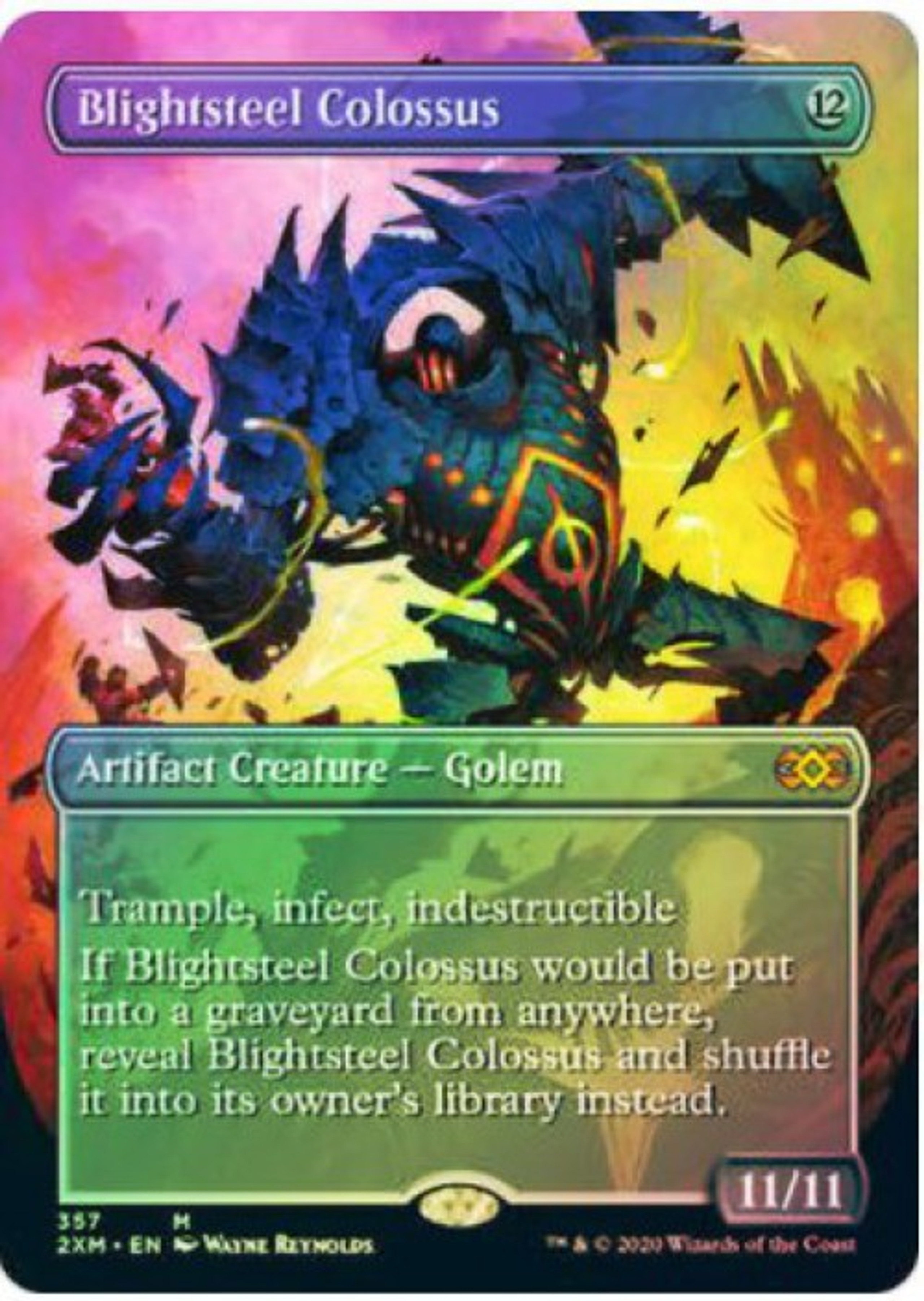 mtg blightsteel colossus