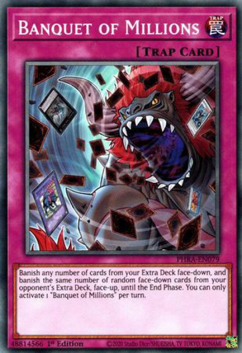 YuGiOh Phantom Rage Single Card Common Banquet of Millions PHRAEN079