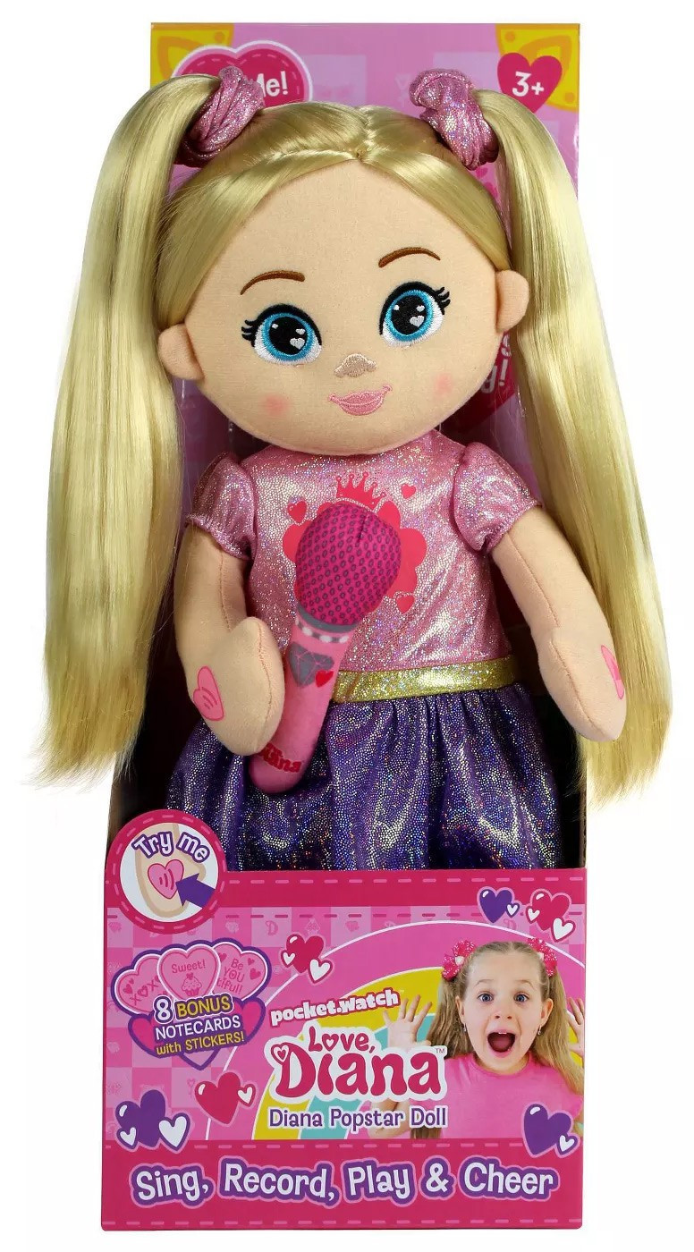 Love, Diana Diana Popstar 15 Plush Doll Headstart ToyWiz