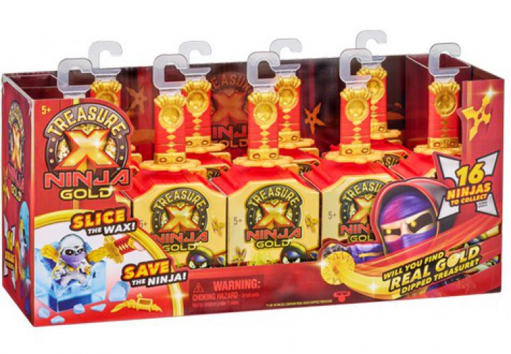 Treasure X Series 6 Ninja Gold Hunters Mystery Box 9 Packs Moose Toys