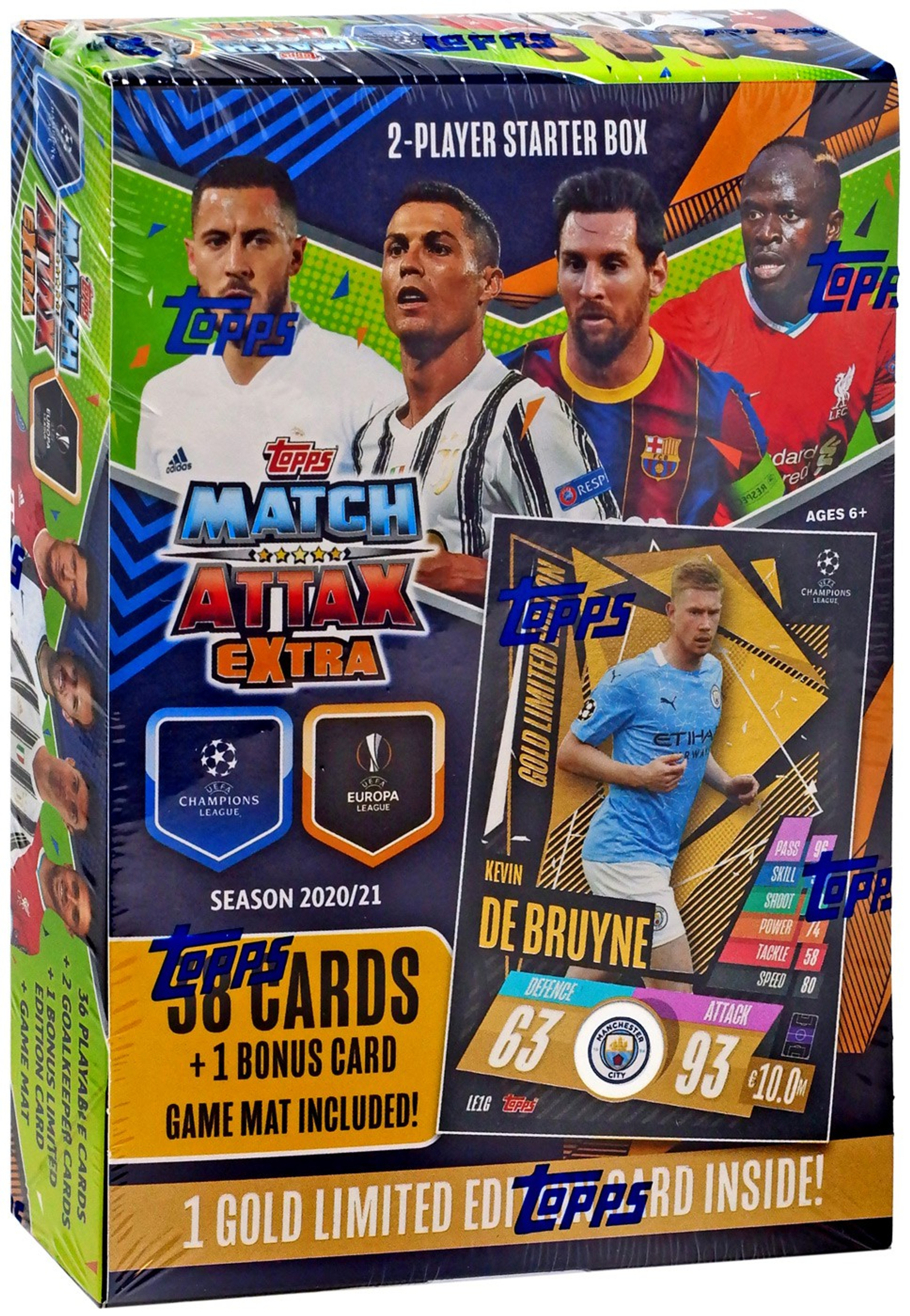 UEFA Match Attax Extra 202021 Soccer Season 2Player Starter Box 38