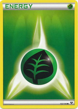 Pokemon Trading Card Game Single Card Common Basic Grass Energy ToyWiz