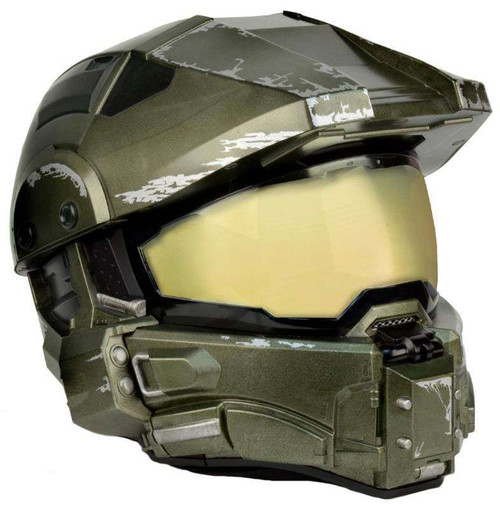 NECA Halo Master Chief's Motorcycle Helmet Roleplay Toy [Small (55-56cm)]