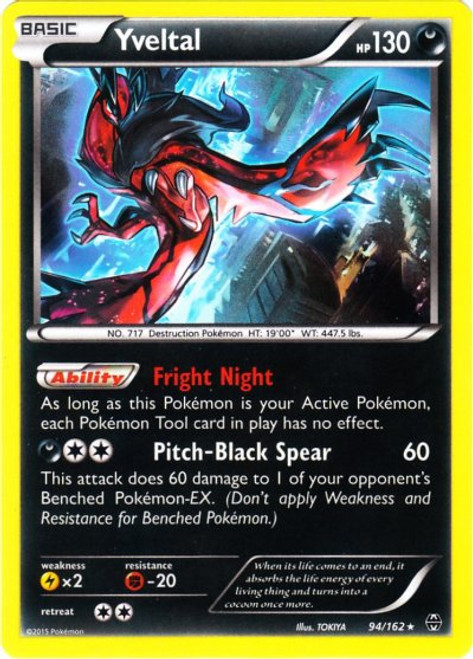 Pokemon X Y Generations Radiant Collection Single Card Uncommon Yveltal Rc16 Toywiz - umbreon for pokemon arena x roblox