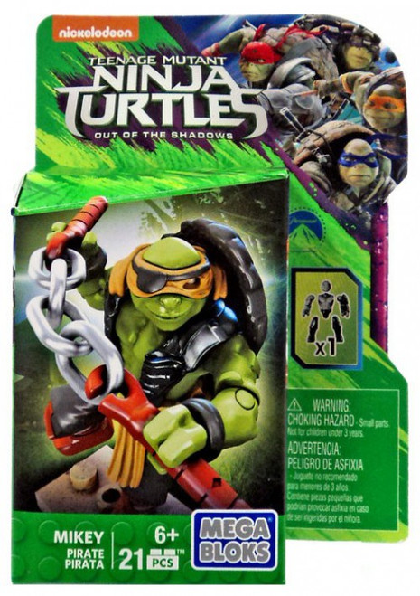 Mega Bloks Teenage Mutant Ninja Turtles Out of the Shadows Mikey Set [Pirate]