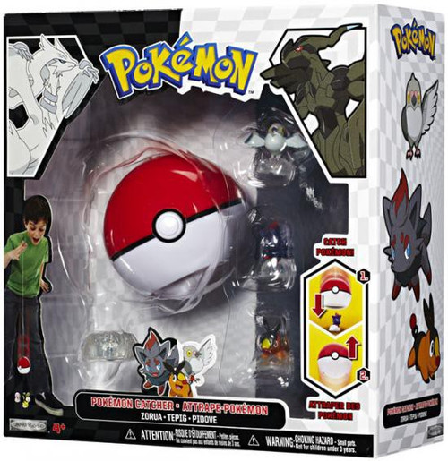 Pokemon Black White Series 1 Catcher Zoroark Oshawott Sandile Figure 3 Pack Jakks Pacific Toywiz - zorua sleeping roblox