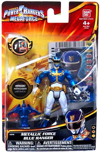 Power Rangers Megaforce Metallic Force Mighty Morphin Red Ranger Action Figure Bandai America Toywiz