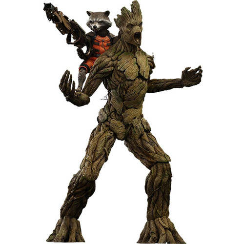 Marvel Guardians of the Galaxy Movie Masterpiece Rocket & Groot Collectible Figure Set