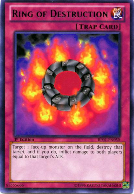 Yugioh Gx Champion Pack Game 2 Single Card Rare Ring Of Destruction Cp02 En008 Toywiz - roblox blend handbook roblox yugioh