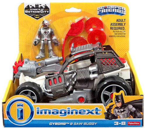 imaginext cyborg transforming battle rig