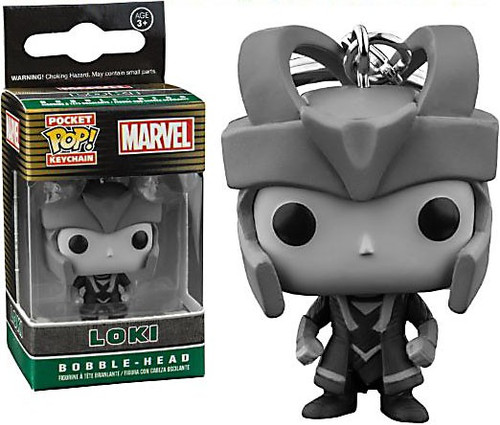 Funko POP! Marvel Loki Exclusive Keychain [Black & White]
