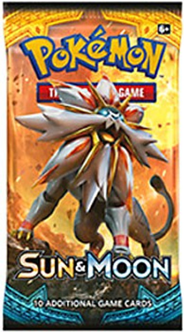 Pokemon Trading Card Game Sun & Moon Base Set Booster Pack [10 Cards]